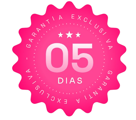 Selo de garantia exclusiva de 5 dias